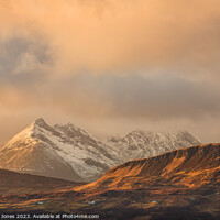 Buy canvas prints of Cuillin Sunset Isle of Skye Scotland by Barbara Jones