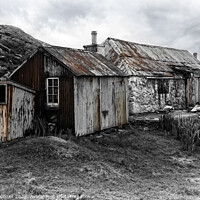 Buy canvas prints of Home No More, Cottage Ruin Isle of Harris Scotland by Barbara Jones