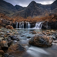 Buy canvas prints of Fairy Pools Glen Brittle Isle of Skye Scotland by Barbara Jones
