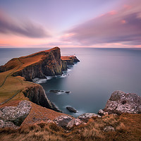 Buy canvas prints of Neist Point Sunset Isle of Skye Scotland by Barbara Jones