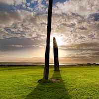 Buy canvas prints of Mystical Standing Stones of Stenness, Orkney. by Barbara Jones