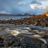 Buy canvas prints of Elgol Brief Sunlight Isle of Skye Scotland by Barbara Jones