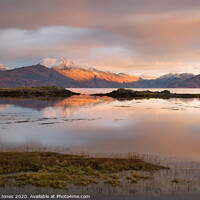 Buy canvas prints of Knoydart Sunset and Loch Hourn Skye Scotland by Barbara Jones
