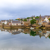 Buy canvas prints of Stromness Reflection West Mainland Orkney Scotland by Barbara Jones