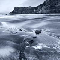 Buy canvas prints of Talisker Beach  Isle of Skye Scotland by Barbara Jones