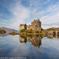 Buy canvas prints of Eilean Donan Castle in Summer Loch Duich Scotland by Barbara Jones