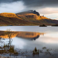 Buy canvas prints of  Sunrise on the Old Man of Storr by Barbara Jones
