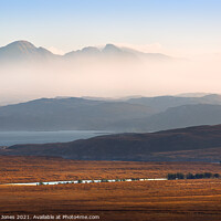 Buy canvas prints of Suilven Early Morning Mist Scottish Highlands by Barbara Jones
