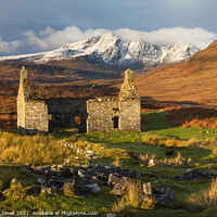 Buy canvas prints of Blaven and Cill Chriosd Ruin Isle of Skye  by Barbara Jones