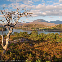 Buy canvas prints of  Shieldaig and the Torridons Wester Ross Scotland by Barbara Jones