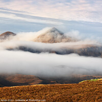Buy canvas prints of Cul Mor Autumn Mists Assynt Scotland by Barbara Jones
