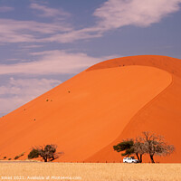 Buy canvas prints of Dune 45 Sossusvlei Namib Desert Namibia Africa by Barbara Jones