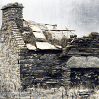 Buy canvas prints of West Mainland Orkney Isles Ruin at Yesnaby Scotlan by Barbara Jones