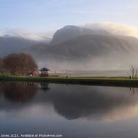 Buy canvas prints of Ben Nevis from Corpach Scotland by Barbara Jones