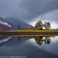 Buy canvas prints of Tranquil Reflections of Loch Leven by Barbara Jones