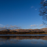Buy canvas prints of View of the Ochil Hills from Gartmorn Dam  by Emma Dickson