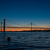 Buy canvas prints of Queensferry Crossing Sunset by Emma Dickson