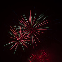 Buy canvas prints of Callendar Park Fireworks by Emma Dickson