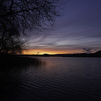 Buy canvas prints of Lake of Menteith Sunset by Emma Dickson