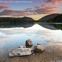 Buy canvas prints of Sunrise at Grasmere in the Lake District, UK by Richard O'Donoghue