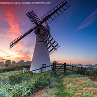 Buy canvas prints of Thurne Mill at Sunrise by Richard O'Donoghue