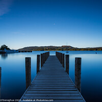 Buy canvas prints of Jetty on Windermere at dawn by Richard O'Donoghue