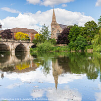 Buy canvas prints of English Bridge on the River Severn in Shropshire, UK by Richard O'Donoghue