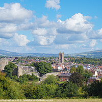 Buy canvas prints of Ludlow Castle and Church  by Richard O'Donoghue