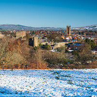 Buy canvas prints of Snowy Ludlow by Richard O'Donoghue