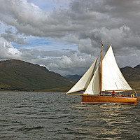 Buy canvas prints of Gaff rigged  by Adrian Snowball