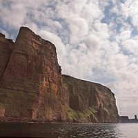 Buy canvas prints of St Johns Head and the Old Man of Hoy by Adrian Snowball