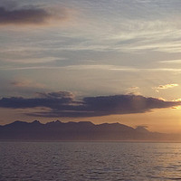 Buy canvas prints of Cuillin sunrise by Adrian Snowball