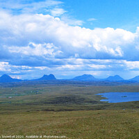 Buy canvas prints of The mountains of Assynt by Adrian Snowball