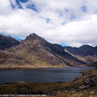 Buy canvas prints of Loch Coruisk and the Dubh slabs by Adrian Snowball