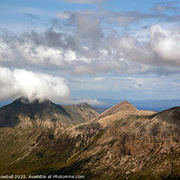 Buy canvas prints of Glamaig and Marsco by Adrian Snowball