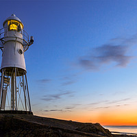 Buy canvas prints of Black Nore Lighthouse, Portishead, Somerset, UK by Steve Hyde