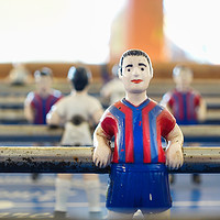 Buy canvas prints of A Foosball or Table Football Player by Steve Hyde