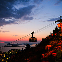 Buy canvas prints of Dubrovnik Cable Car by Steve Hyde
