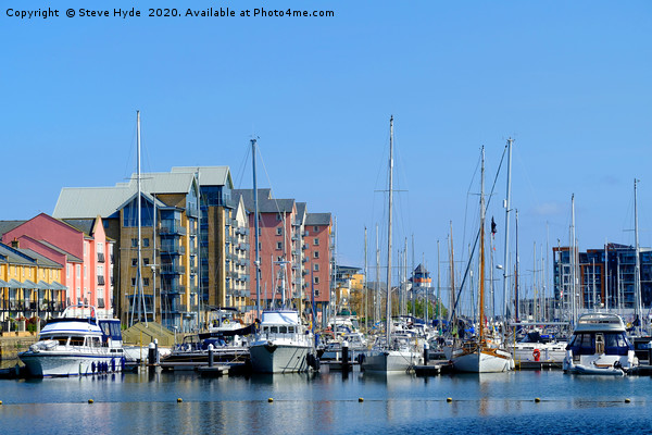 Portishead Quays Marina, North Somerset Picture Board by Steve Hyde