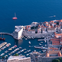 Buy canvas prints of Dubrovnik Old Town Port  by Steve Hyde