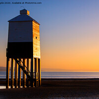 Buy canvas prints of The wooden lighthouse at Burnham on Sea, Somerset by Steve Hyde
