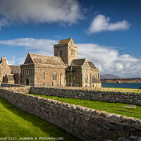 Buy canvas prints of Iona Abbey by Viv Thompson