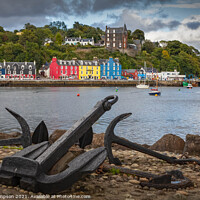 Buy canvas prints of Laid Anchor at Tobermory  by Viv Thompson