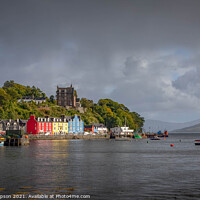 Buy canvas prints of Colourful Tobermory by Viv Thompson