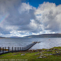 Buy canvas prints of The Jetty - Mull by Viv Thompson