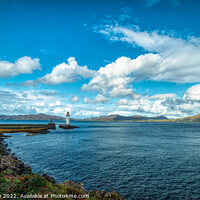 Buy canvas prints of Majestic Tobermory Lighthouse and the Sound of Mul by Viv Thompson