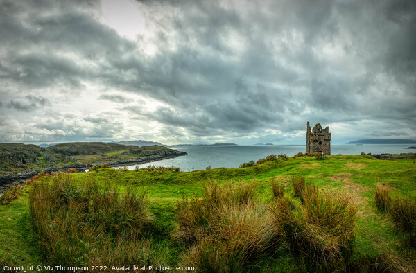 Tower House on Isle of Kerrera Picture Board by Viv Thompson