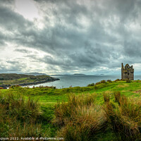 Buy canvas prints of Tower House on Isle of Kerrera by Viv Thompson