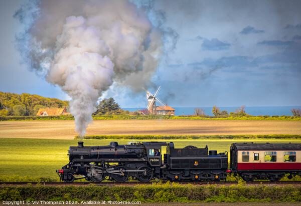 The North Norfolk Railway Picture Board by Viv Thompson