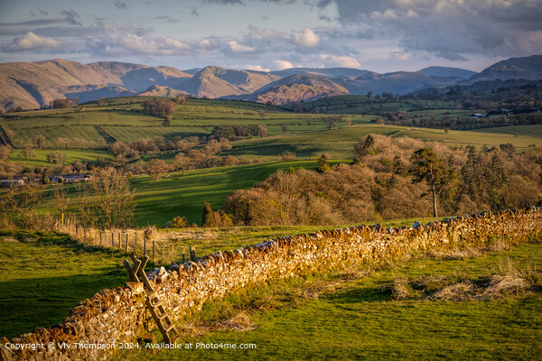 Golden Hour in The Lake District Picture Board by Viv Thompson